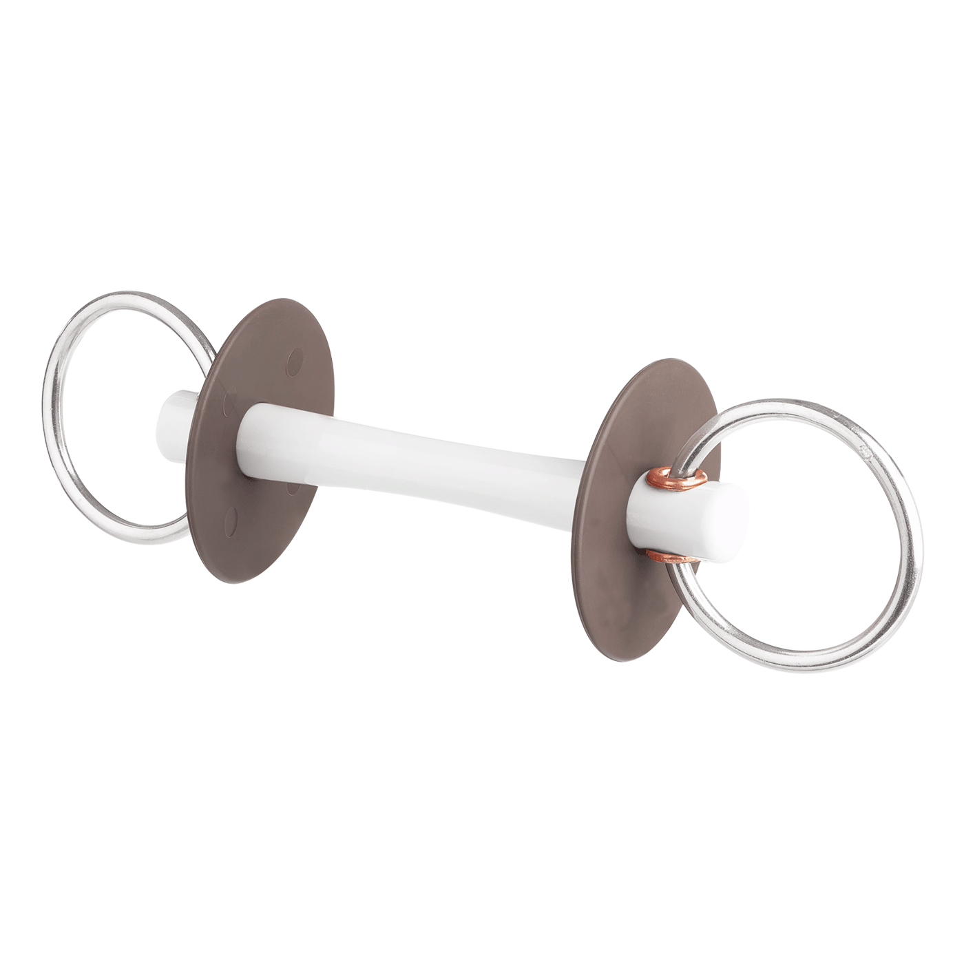 Beris bit Loose Ring Snaffle Bit with Comfort Bar, Small-Ring 6cm