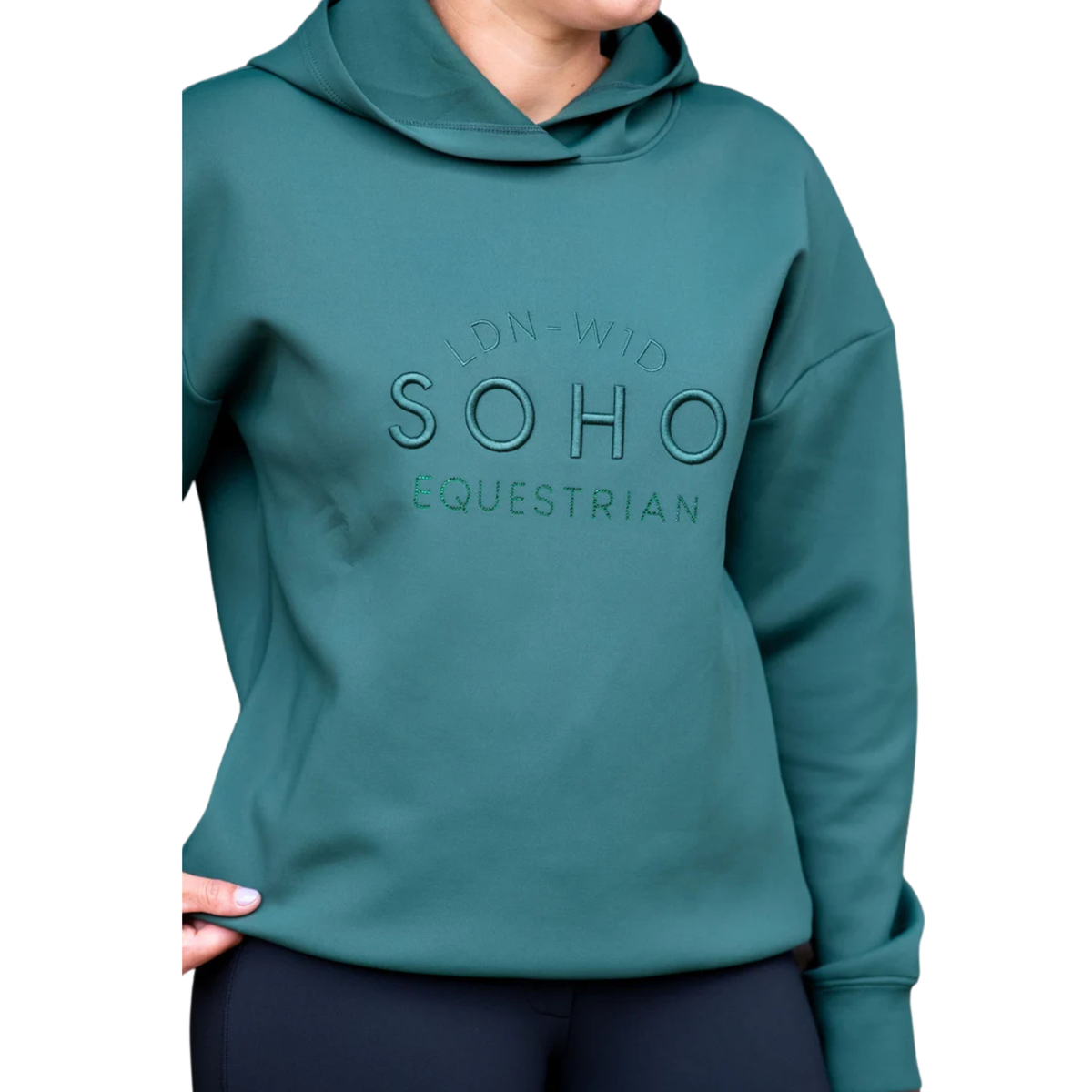 Soho Equestrian British Racing Green Hoodie
