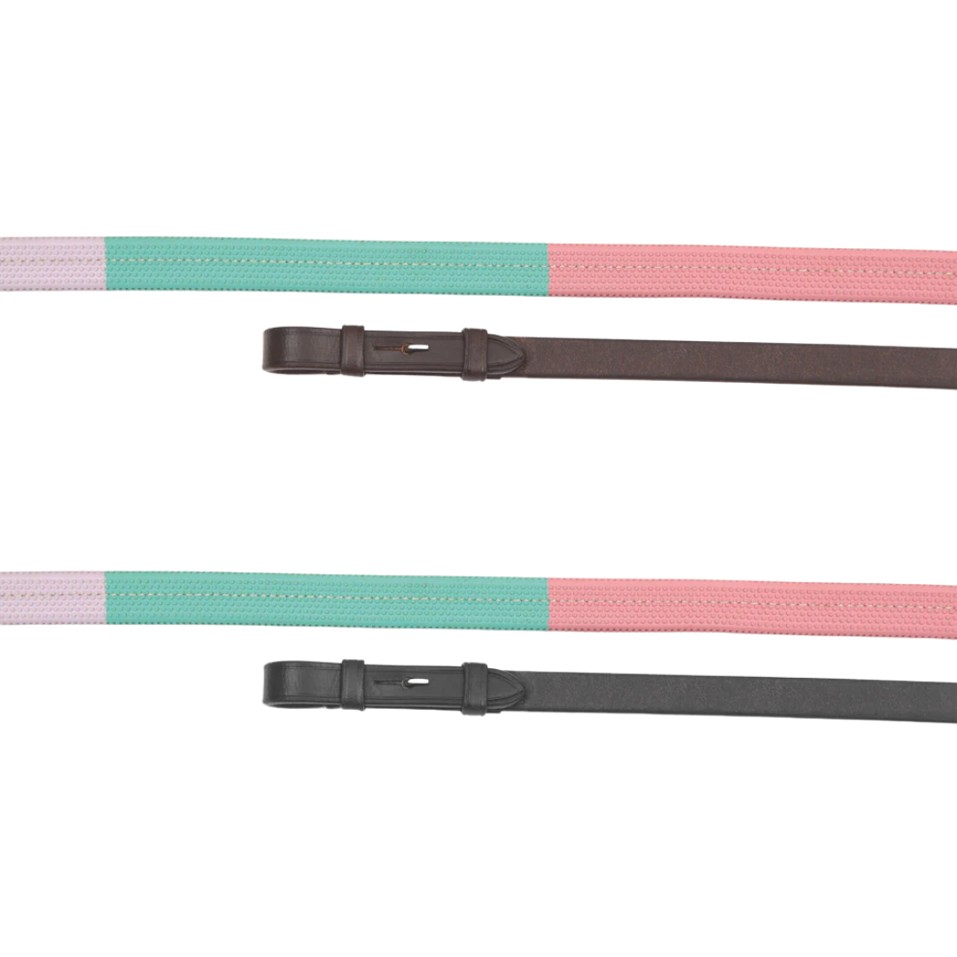 Shires Velociti GARA Rubber Grip Training Reins