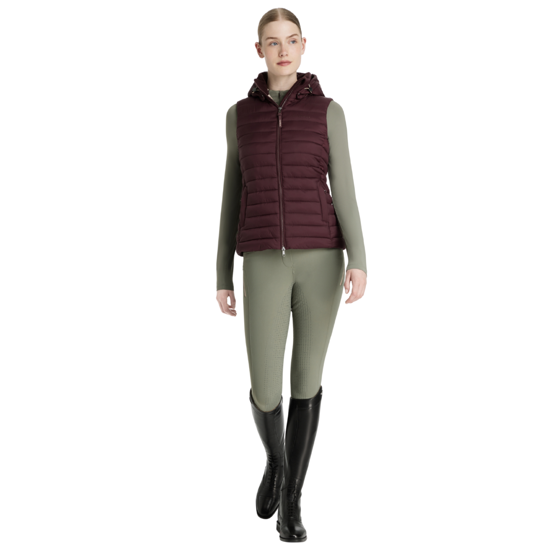 Lemieux Rose Hooded Puffer Gilet AW25