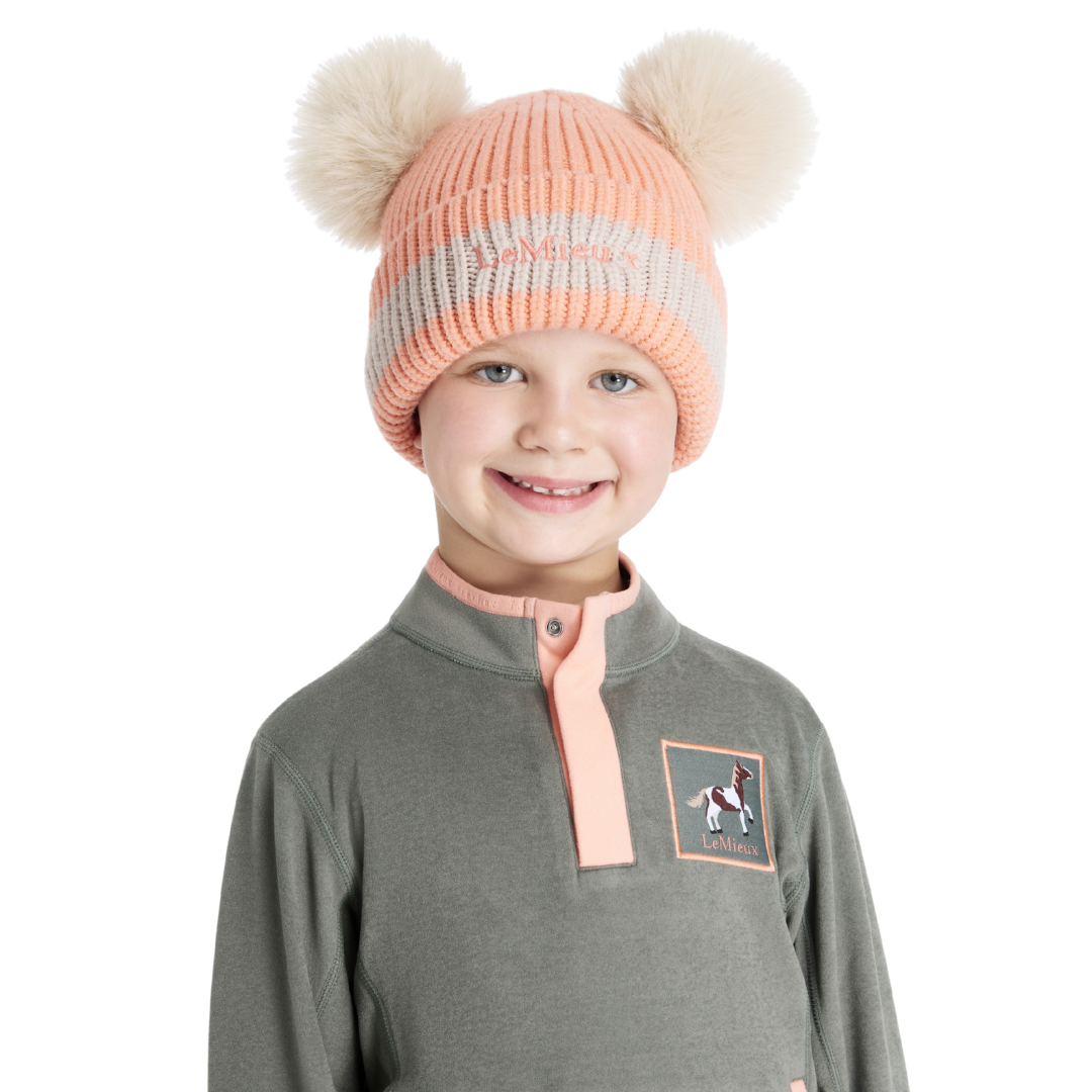 Lemieux Mini Double Pom Beanie AW25
