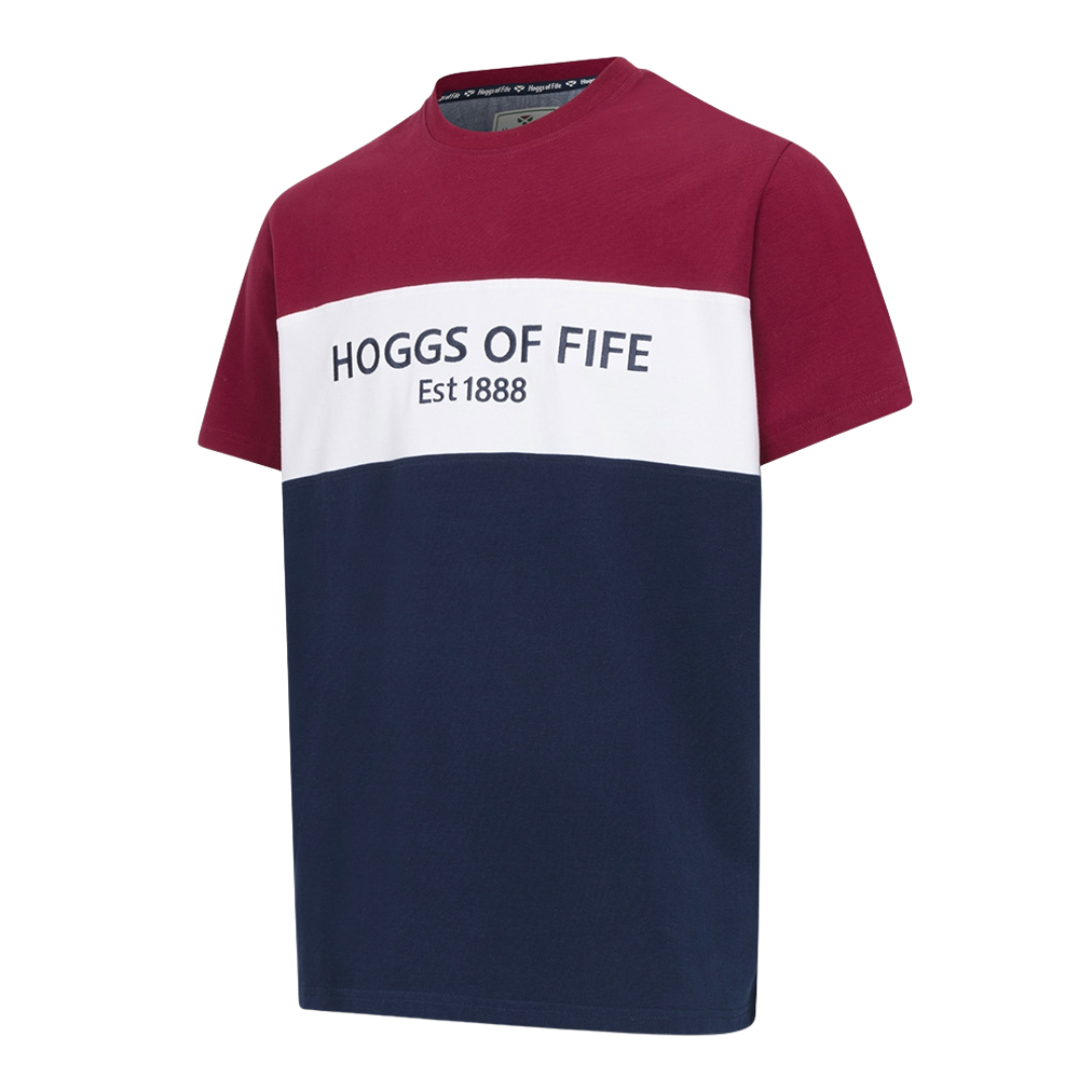 Hoggs Of Fife Dalbeattie Colour Block T-Shirt