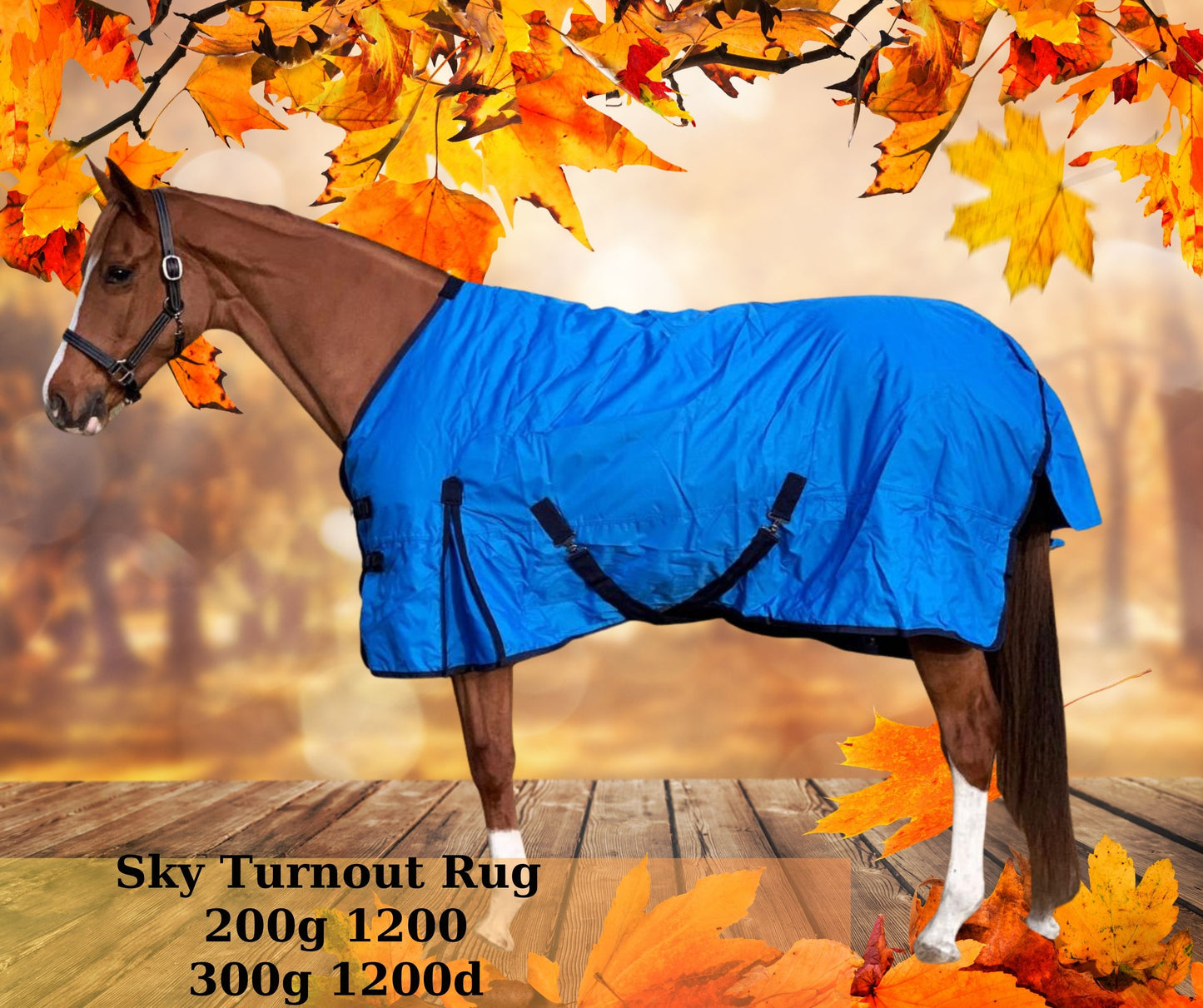 Holmestead Sky Standard Neck Turnout Rug