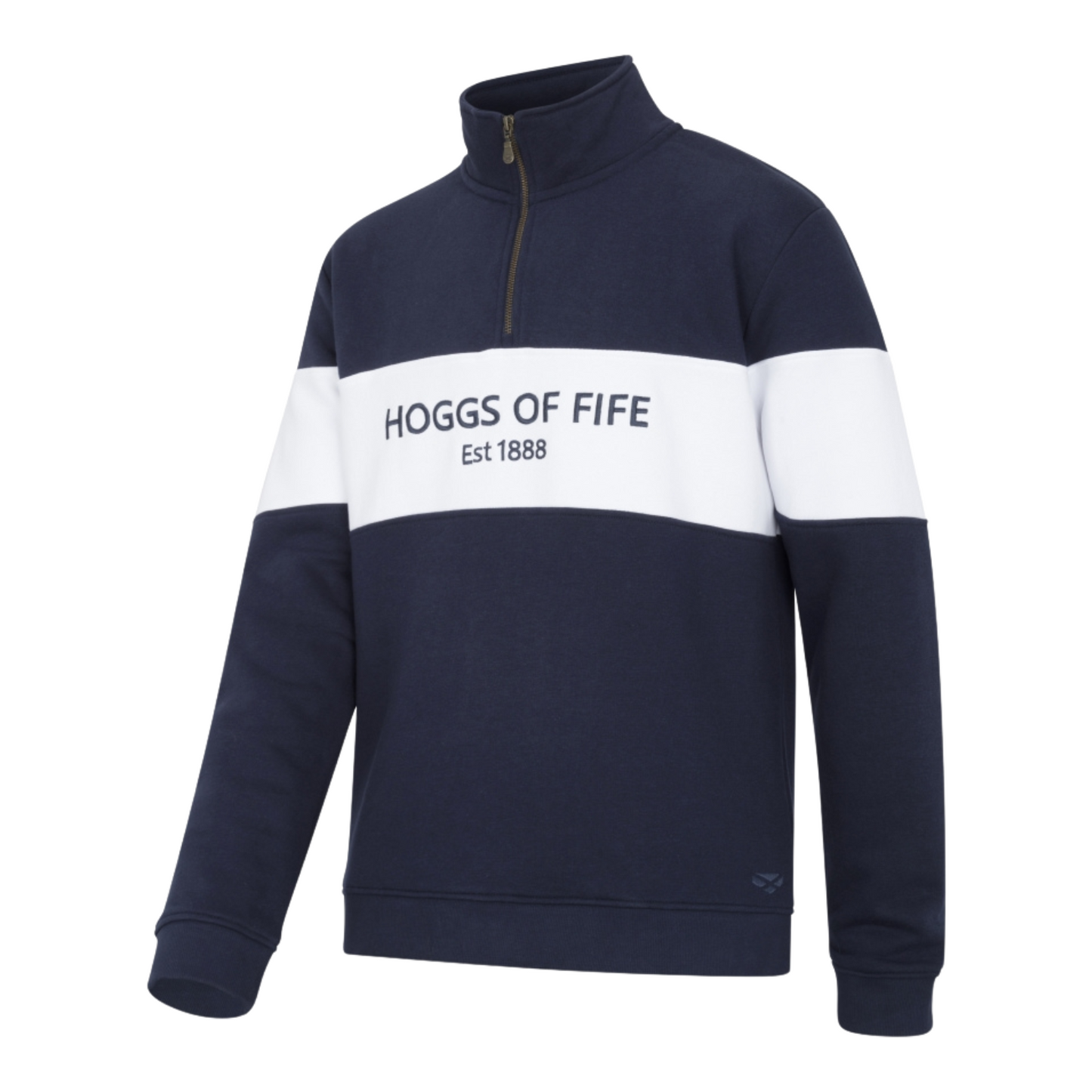 Hoggs Of Fife Gents Dumfries 1888 1/4 Zip Sweatshirt