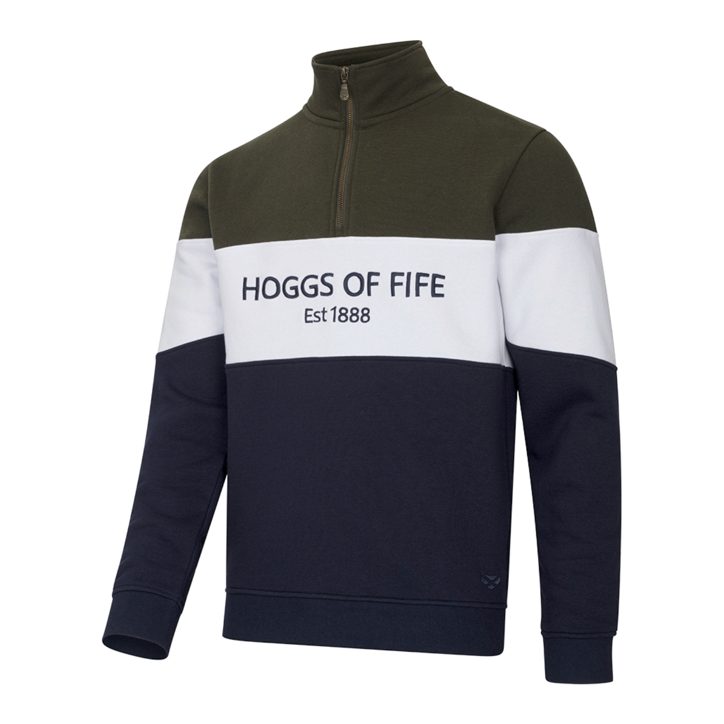 Hoggs Of Fife Gents Dumfries 1888 1/4 Zip Sweatshirt