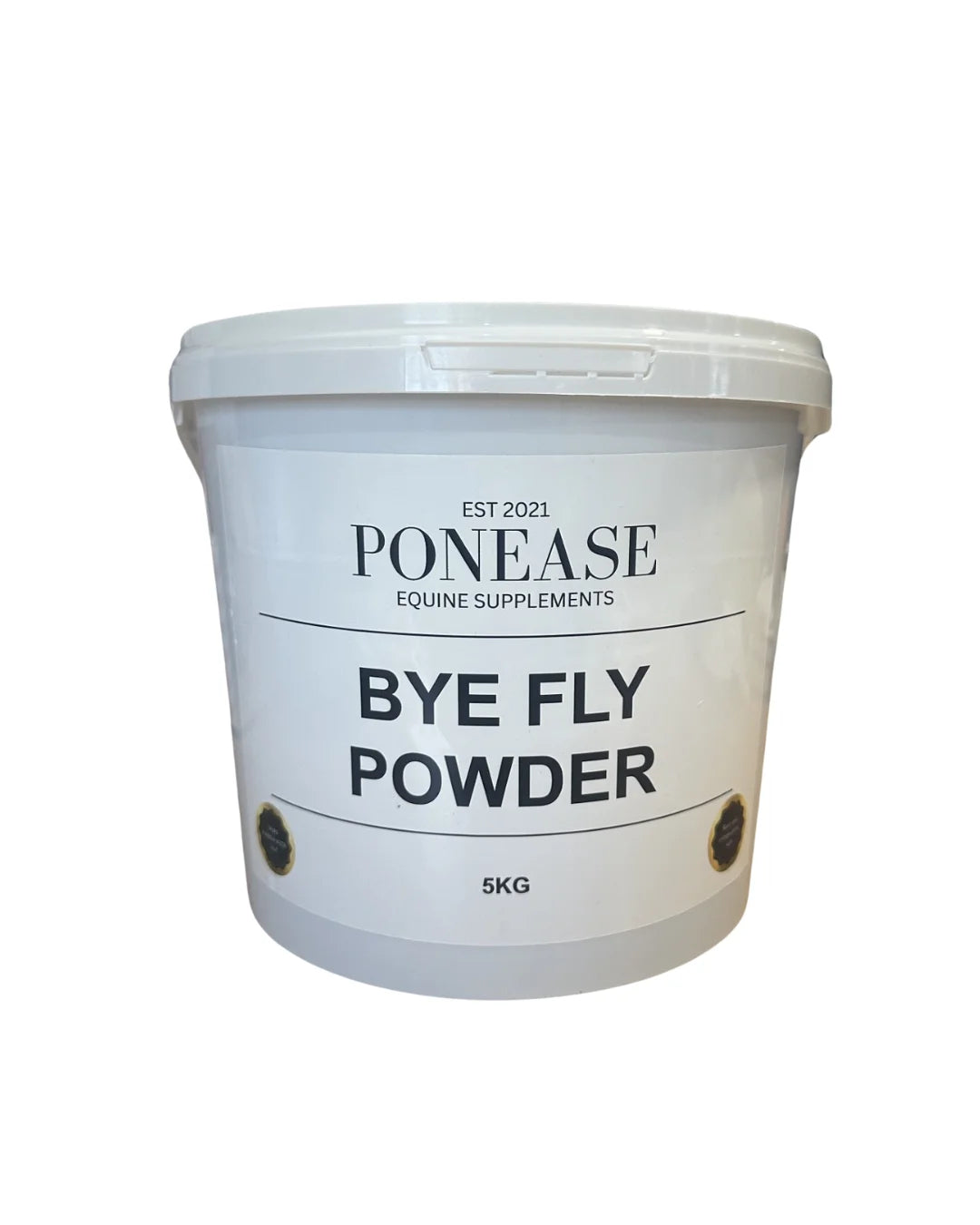Poncease Bye Fly Powder container on a white background