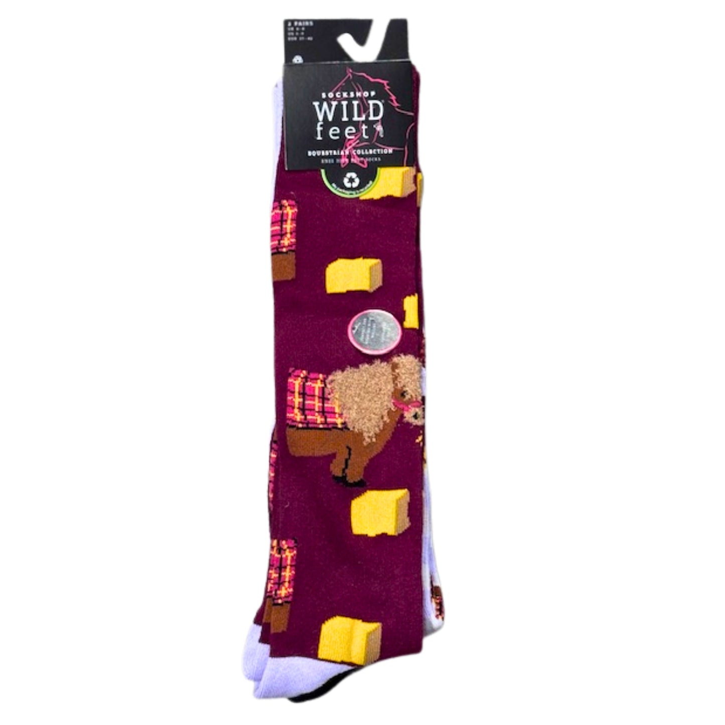 Wild Feet Long Equestrian Socks Women's - Equestrian Collection