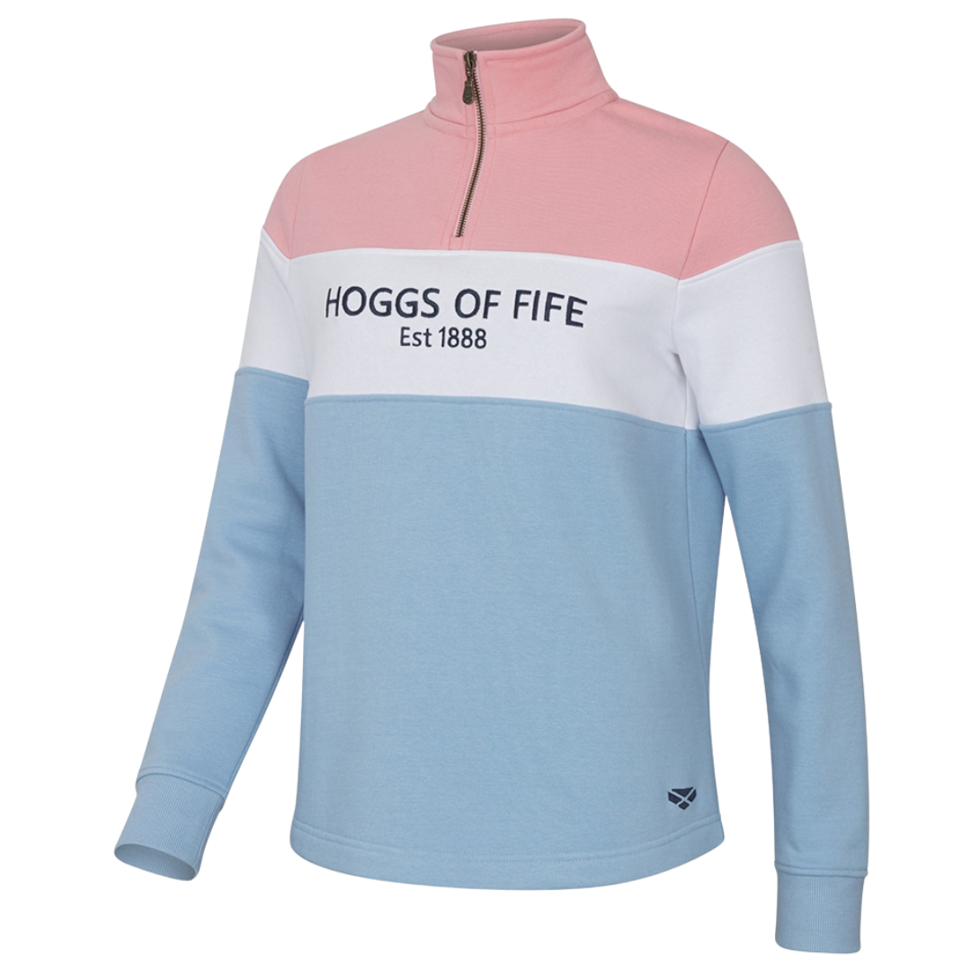 Hoggs Of Fife Ladies Dumfries 1888 1/4 Zip Sweatshirt