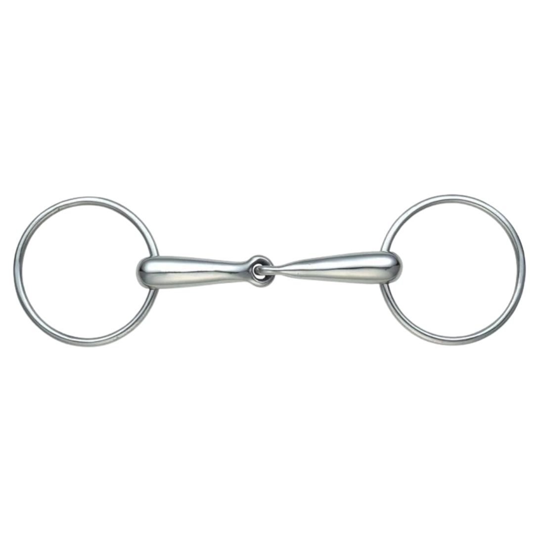 624 Shires Hollow Mouth Race Snaffle