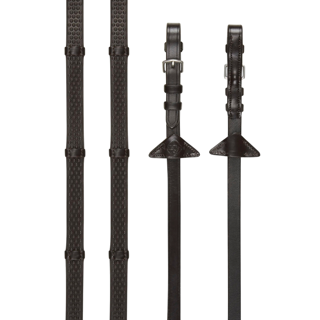 Lemieux Soft Rubber Reins with Stoppers