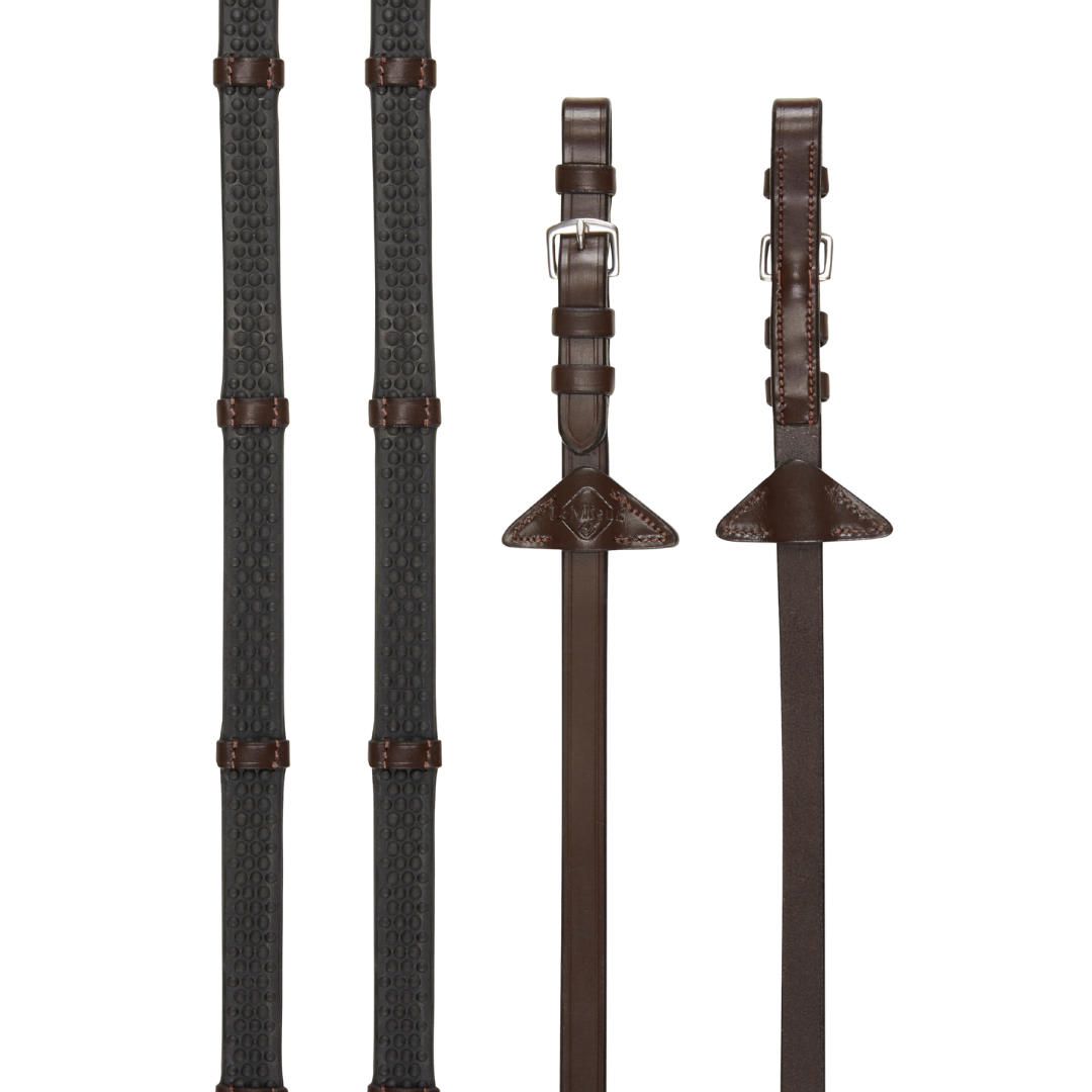 Lemieux Soft Rubber Reins with Stoppers