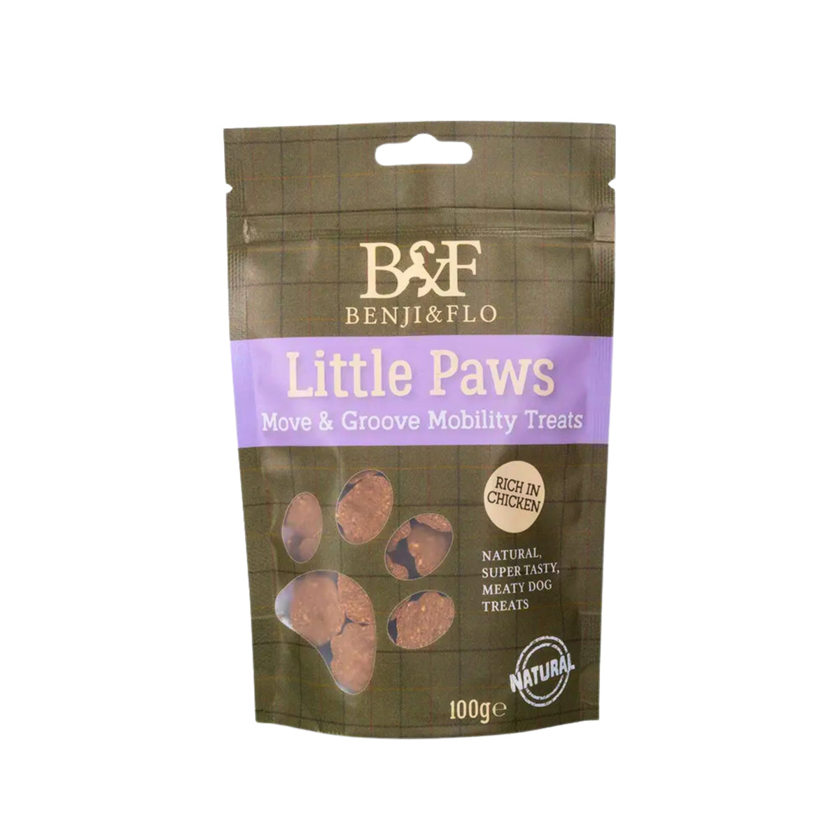 Benji & Flo Little Paws Treats 100g