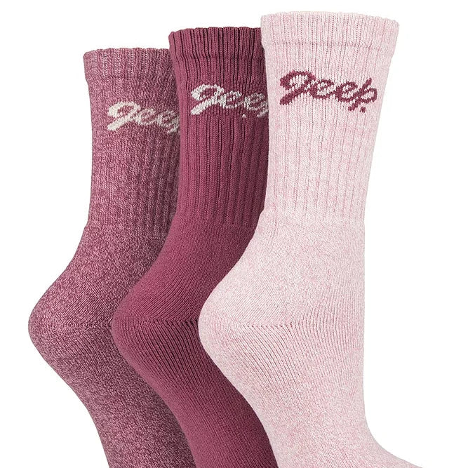 Jeep Urban Trail Boot Woman's Socks - 3Pack