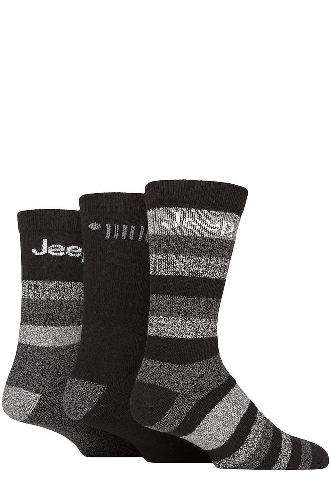 Jeep Urban Trail Boot Men's Socks - 3Pack