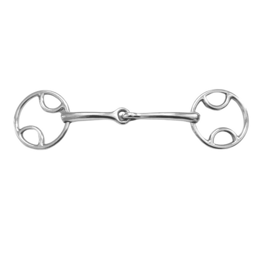 521 Shires Bevel Bit With Jointed Mouth