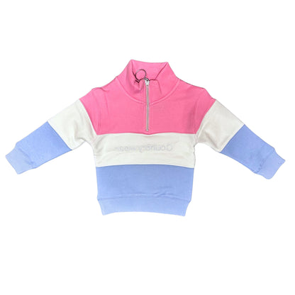 Holmestead Children's Panel 1/4 Zip Sweatshirt