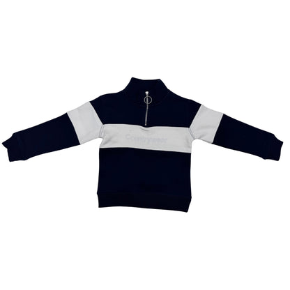 Holmestead Children's Panel 1/4 Zip Sweatshirt