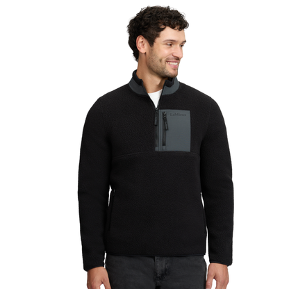 LeMieux Mens Borg Half Zip Sweat