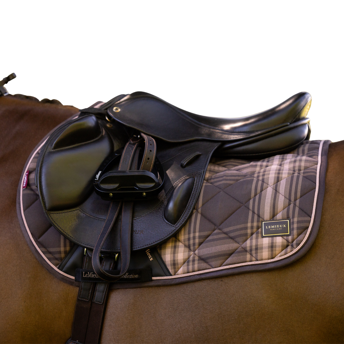 LeMieux Heritage Check Jump Square