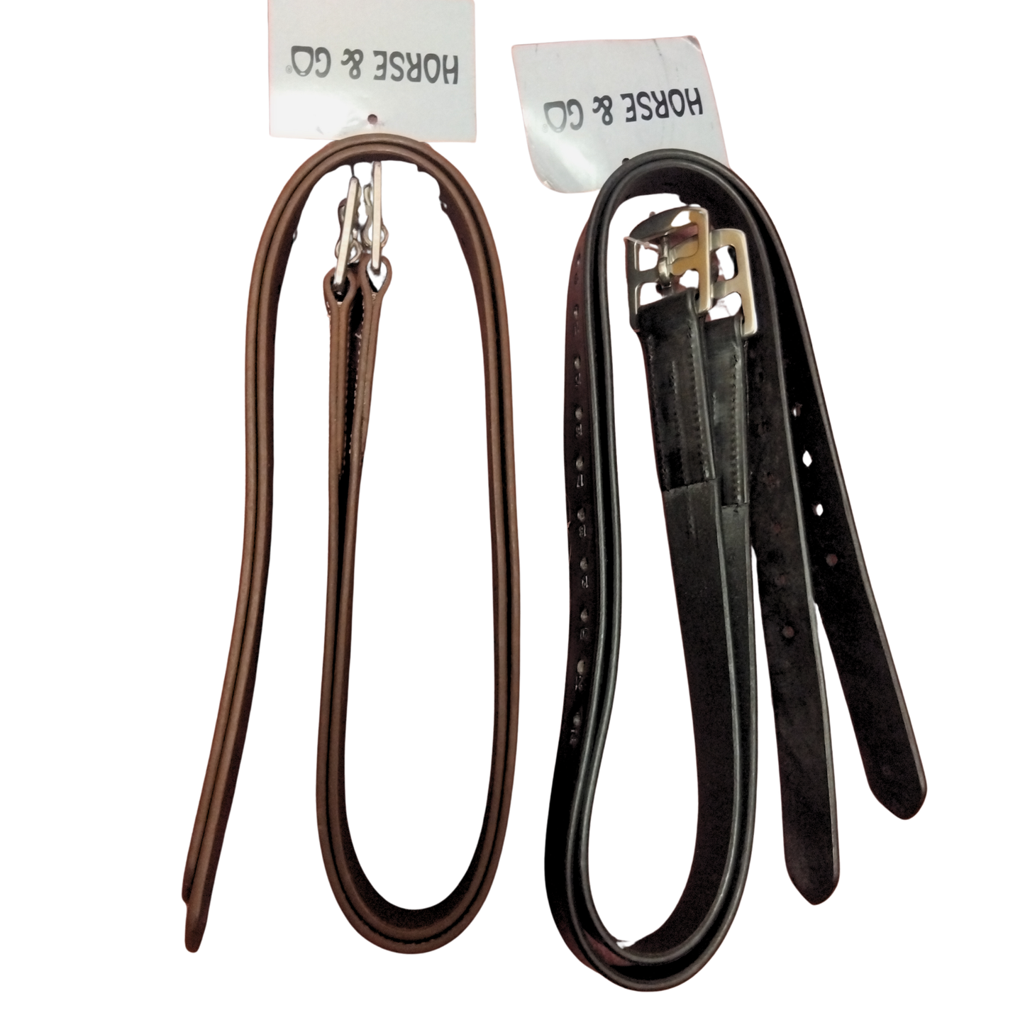Horse & Go Leather Stirrups Shetland