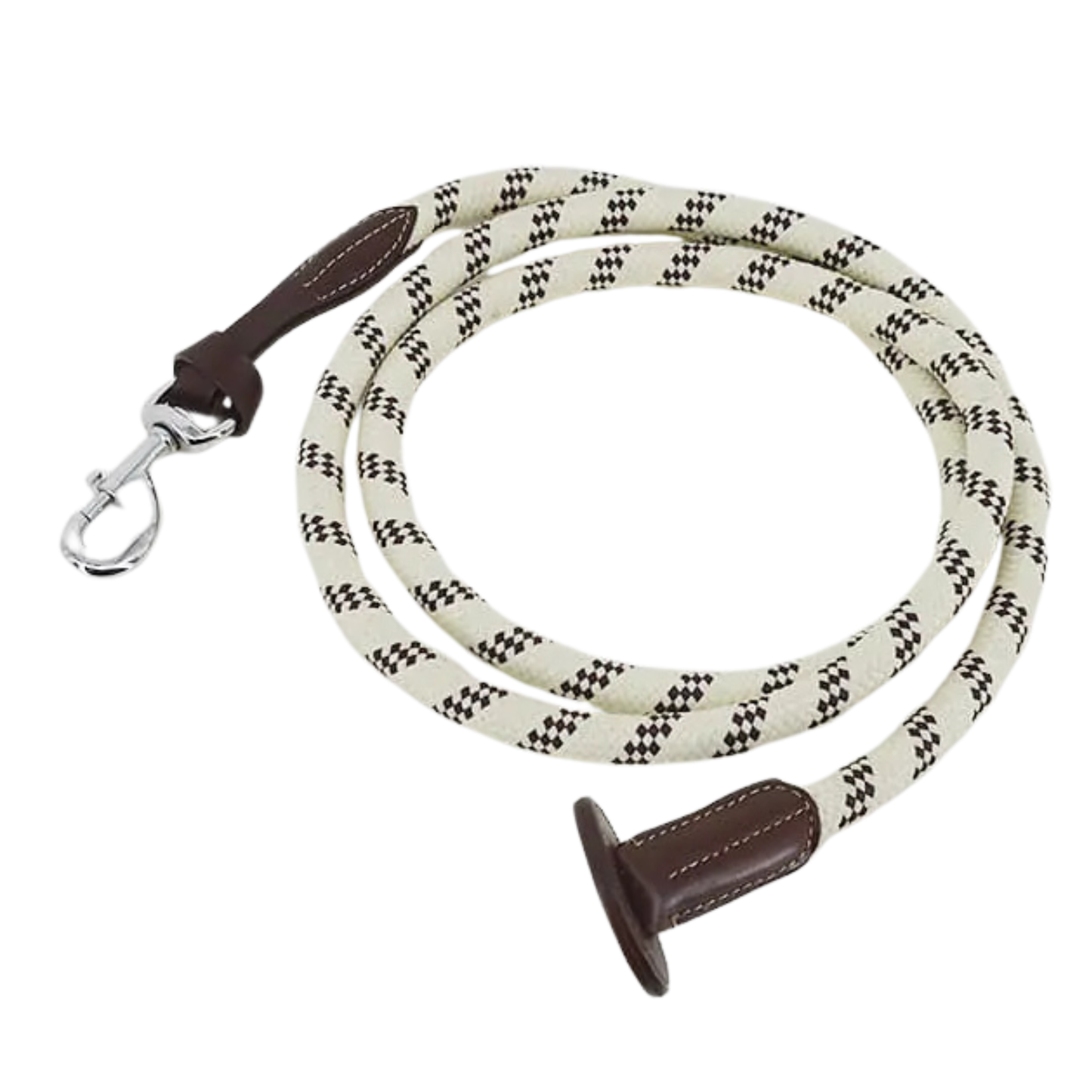 Stationata Leather & Rope Lead