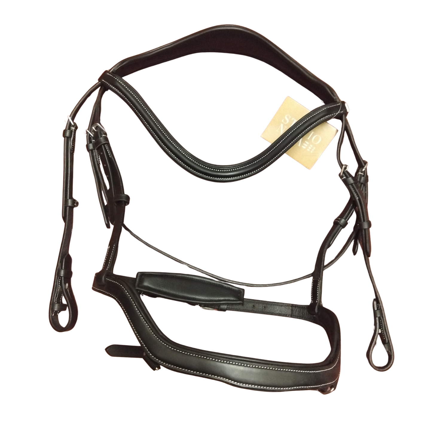 Stationata Bridle Leather Soft and Anatomical with reins