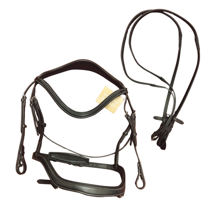 Stationata Bridle Leather Soft and Anatomical with reins