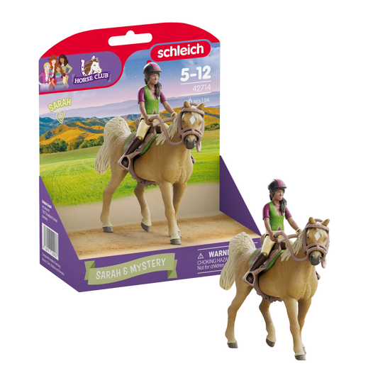 Schleich HORSE CLUB Sarah and Mystery 42714