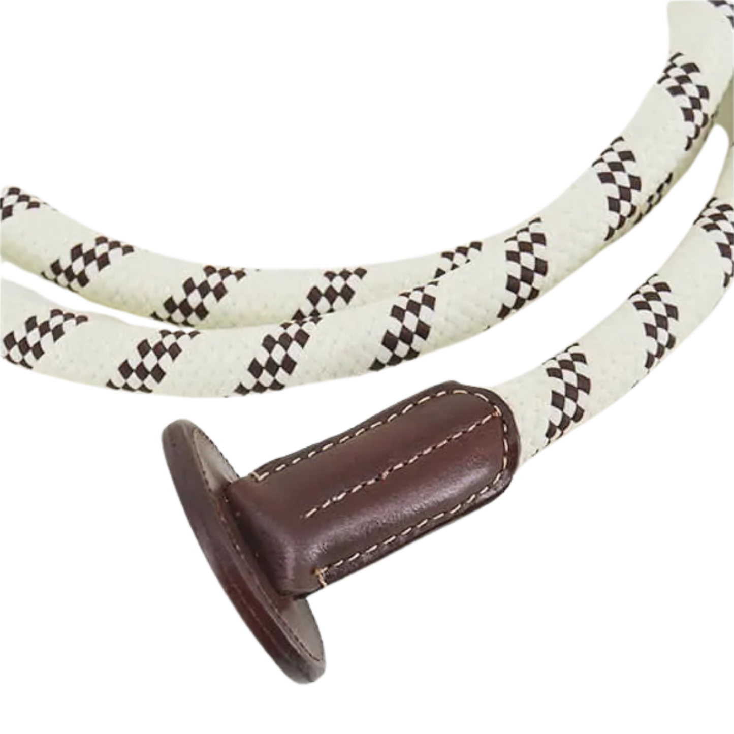 Stationata Leather & Rope Lead