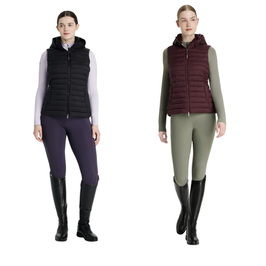 Lemieux Rose Hooded Puffer Gilet AW25