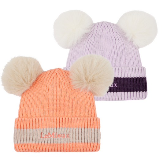Lemieux Mini Double Pom Beanie AW25