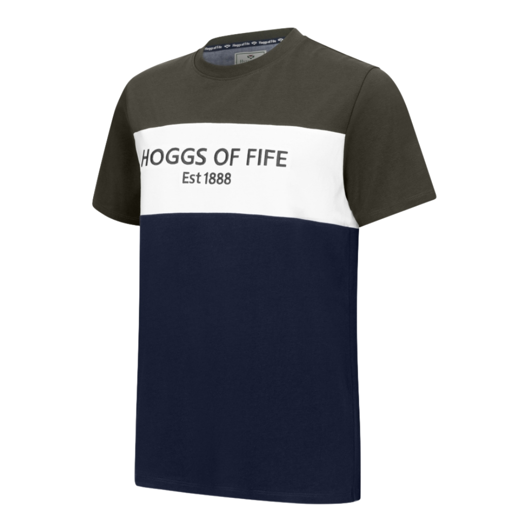 Hoggs Of Fife Dalbeattie Colour Block T-Shirt