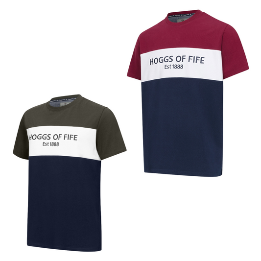 Hoggs Of Fife Dalbeattie Colour Block T-Shirt