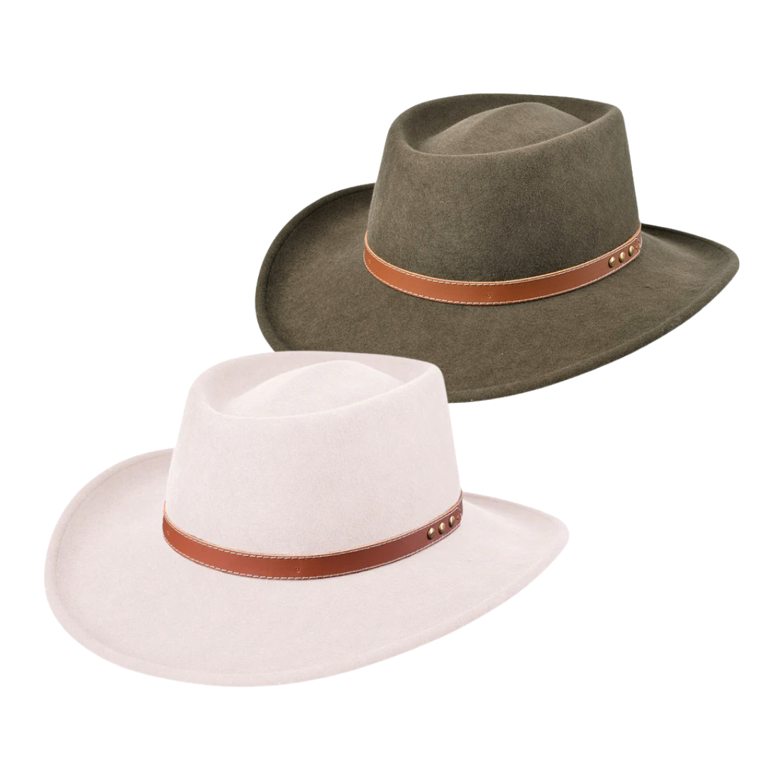 Wool Felt Gambler Hat