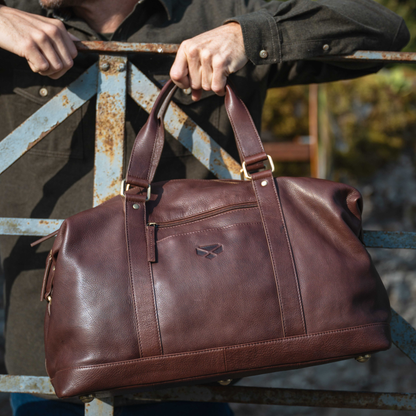 Hoggs Of Fife Monarch Leather Holdall