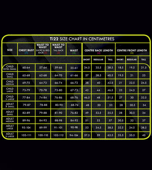 Champion Ti22 Body Protector - Youth - EN 13158: 2018 BETA level 3 2018 (Copy)