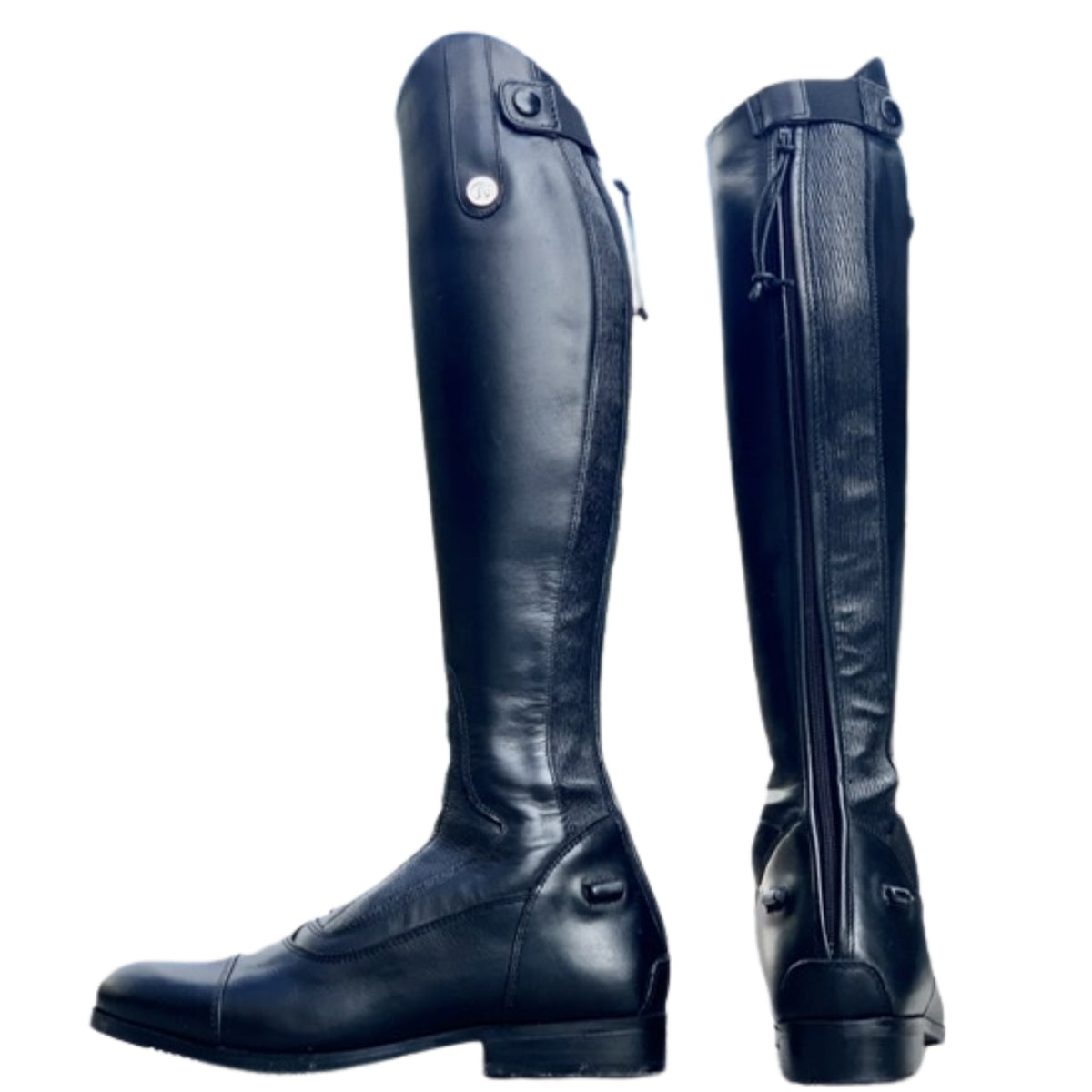 Erasmo Delta Leather Long Riding Boots (Tall Height)