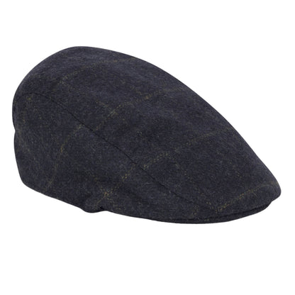 Hoggs Of Fife Windowpane Waterproof Tweed Hat