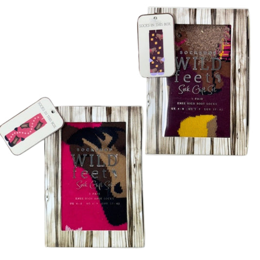 Wild Feet Socks Crate Gift Set Women's