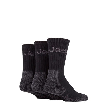 Jeep 3 Pair Mens Jeep Luxury Terrain Boot Socks