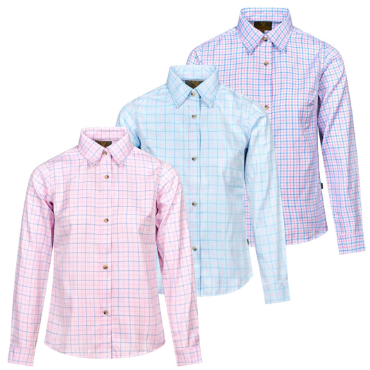 Holmestead Tattersall Long Sleeve Shirt - Women's