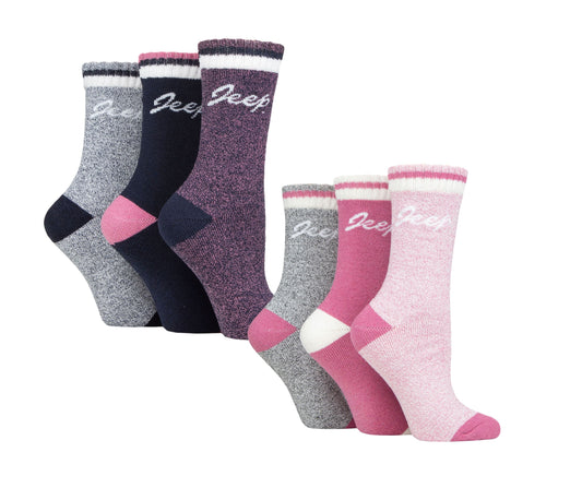 Jeep Full Cushion Boot Socks  Women's - 3 Pack