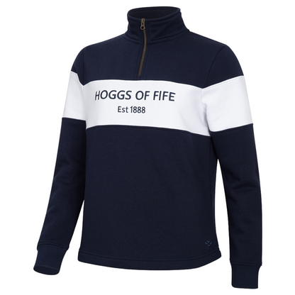 Hoggs Of Fife Ladies Dumfries 1888 1/4 Zip Sweatshirt