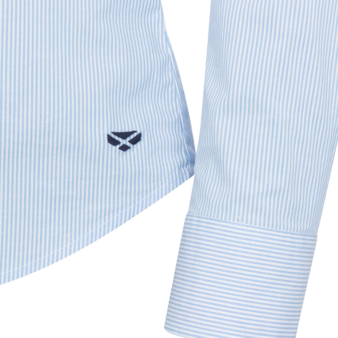 Hoggs Of Fife Ladies Ingliston Stretch Stripe Shirt