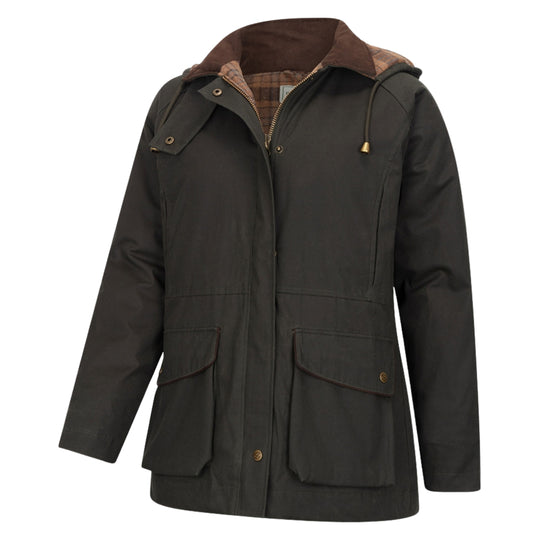 Hoggs Of Fife Ladies Kelso Waterproof Wax Jacket