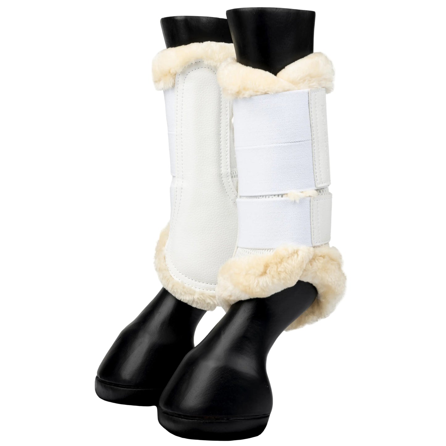 LeMieux Fleece Edged Mesh Brushing Boots
