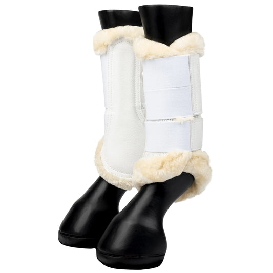LeMieux Fleece Edged Mesh Brushing Boots