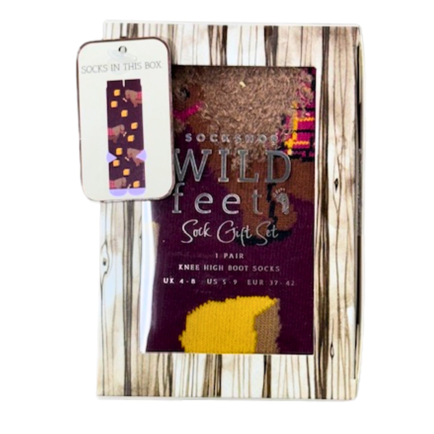 Wild Feet Socks Crate Gift Set Women's