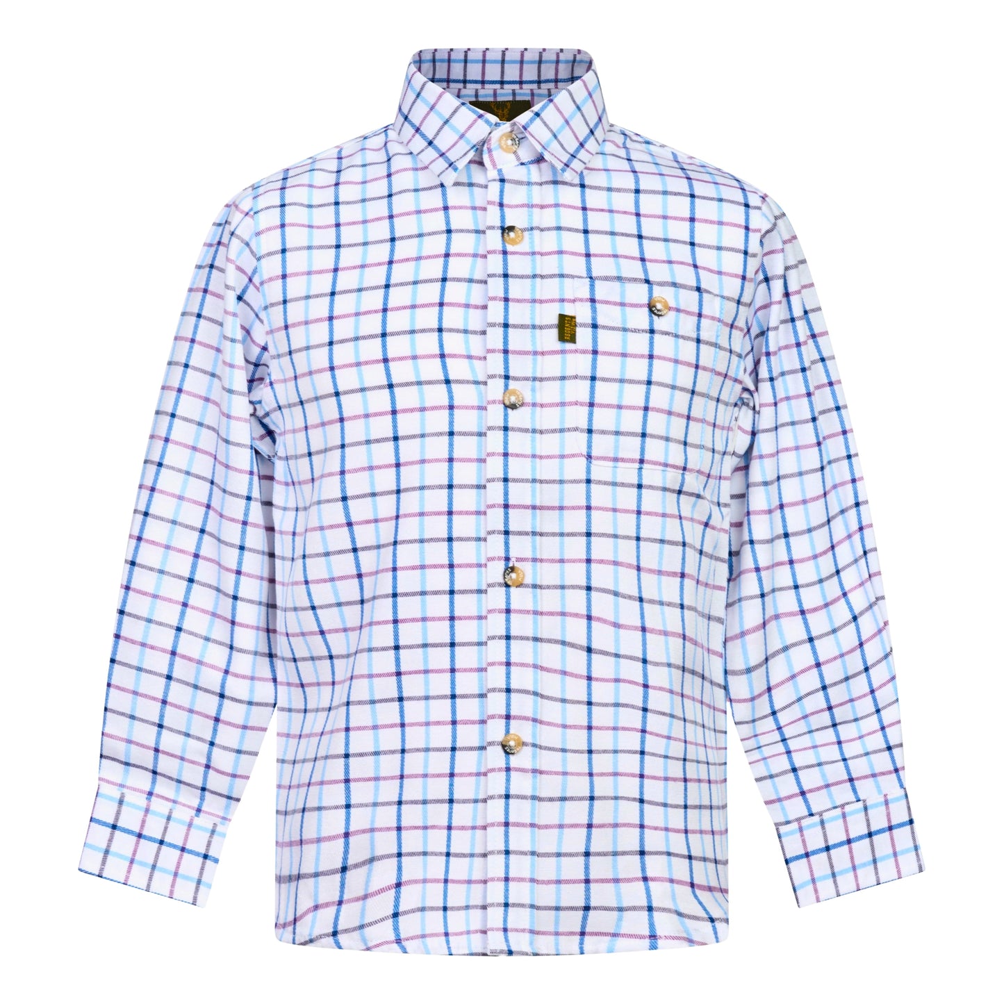 Holmestead Tattersall Long Sleeve Shirt - Child's