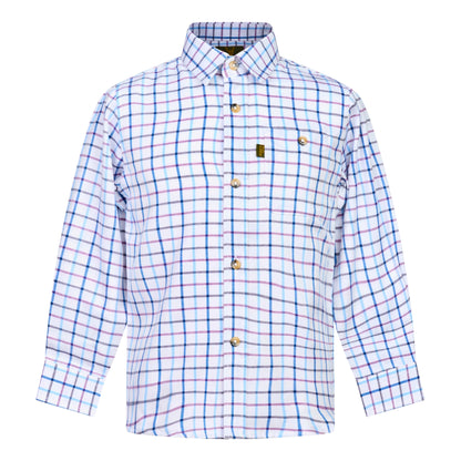 Holmestead Tattersall Long Sleeve Shirt - Child's